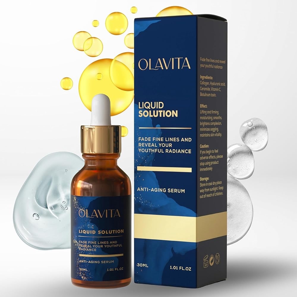 OLAVITA Anti-Aging Serum - Fade Fine Lines - 1.01 fl oz / 30mL New & Sealed